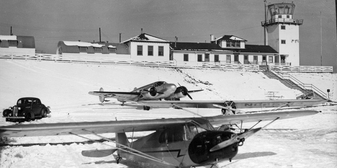 Preston Glenn Airport, Lynchburg, 1945